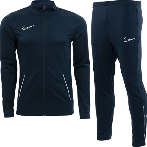 nike dri-fit academy 21 trainingspak donkerblauw wit|Nike sport trainingspak.